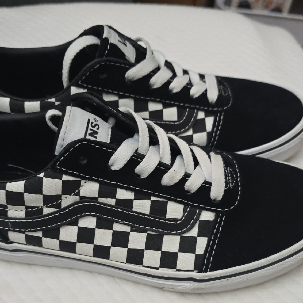 Vans Classic Black and White Checkered Shoes